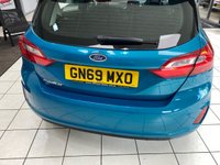 USED 2019 69 FORD FIESTA 1.1 Ti-VCT Zetec Hatchback 5dr Petrol Manual Euro 6 (s/s) (85 ps) ANTIGUA BLUE METALLIC / BLACK CLOTH TRIM / CLIMATE CONTROL / HEATED WINDSCREEN / ELECTRIC FRONT WINDOWS / MIRRORS / SPEED LIMITER / SATNAV / DAB FM AM TUNER / BLUETOOTH / USB / FORD SYNC / STEERING WHEEL AUDIO CONTROLS / REMOTE LOCKING / 15" ALLOY WHEELS