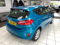 USED 2019 69 FORD FIESTA 1.1 Ti-VCT Zetec Hatchback 5dr Petrol Manual Euro 6 (s/s) (85 ps) ANTIGUA BLUE METALLIC / BLACK CLOTH TRIM / CLIMATE CONTROL / HEATED WINDSCREEN / ELECTRIC FRONT WINDOWS / MIRRORS / SPEED LIMITER / SATNAV / DAB FM AM TUNER / BLUETOOTH / USB / FORD SYNC / STEERING WHEEL AUDIO CONTROLS / REMOTE LOCKING / 15" ALLOY WHEELS