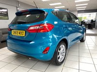 USED 2019 69 FORD FIESTA 1.1 Ti-VCT Zetec Hatchback 5dr Petrol Manual Euro 6 (s/s) (85 ps) ANTIGUA BLUE METALLIC / BLACK CLOTH TRIM / CLIMATE CONTROL / HEATED WINDSCREEN / ELECTRIC FRONT WINDOWS / MIRRORS / SPEED LIMITER / SATNAV / DAB FM AM TUNER / BLUETOOTH / USB / FORD SYNC / STEERING WHEEL AUDIO CONTROLS / REMOTE LOCKING / 15" ALLOY WHEELS