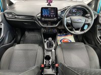 USED 2019 69 FORD FIESTA 1.1 Ti-VCT Zetec Hatchback 5dr Petrol Manual Euro 6 (s/s) (85 ps) ANTIGUA BLUE METALLIC / BLACK CLOTH TRIM / CLIMATE CONTROL / HEATED WINDSCREEN / ELECTRIC FRONT WINDOWS / MIRRORS / SPEED LIMITER / SATNAV / DAB FM AM TUNER / BLUETOOTH / USB / FORD SYNC / STEERING WHEEL AUDIO CONTROLS / REMOTE LOCKING / 15" ALLOY WHEELS