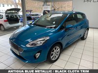 USED 2019 69 FORD FIESTA 1.1 Ti-VCT Zetec Hatchback 5dr Petrol Manual Euro 6 (s/s) (85 ps) ANTIGUA BLUE METALLIC / BLACK CLOTH TRIM / CLIMATE CONTROL / HEATED WINDSCREEN / ELECTRIC FRONT WINDOWS / MIRRORS / SPEED LIMITER / SATNAV / DAB FM AM TUNER / BLUETOOTH / USB / FORD SYNC / STEERING WHEEL AUDIO CONTROLS / REMOTE LOCKING / 15" ALLOY WHEELS