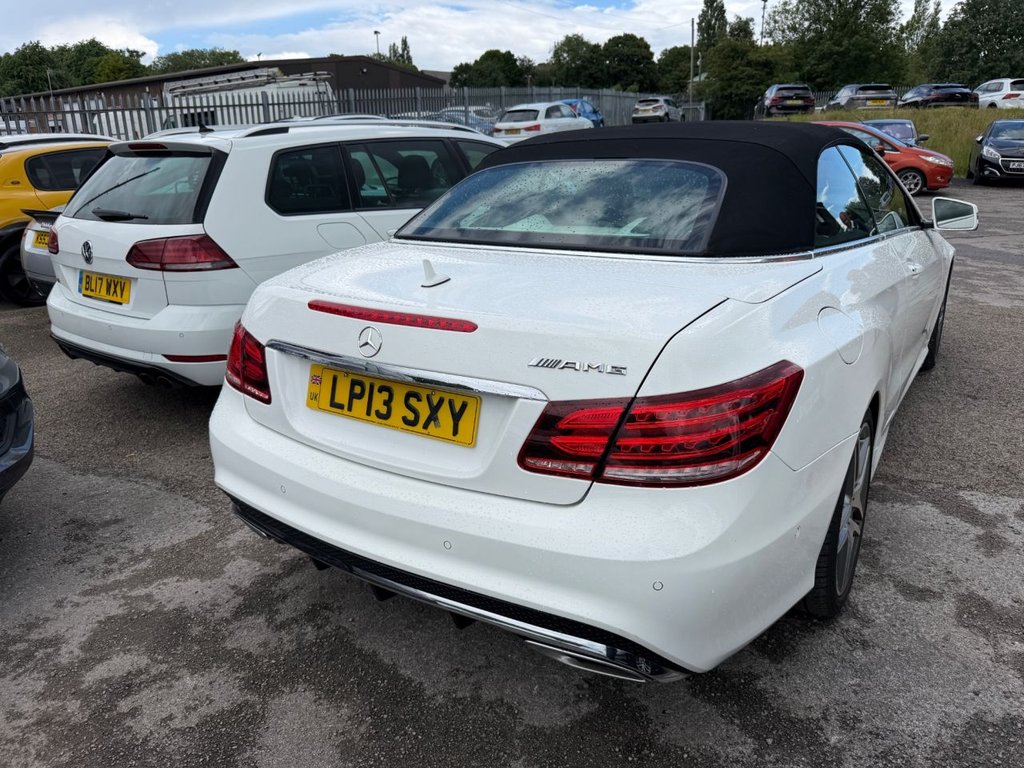 USED 2013 13 MERCEDES-BENZ E-CLASS 2.1 E220 CDI AMG Sport Cabriolet 2dr Diesel G-Tronic+ Euro 5 (s/s) (170 ps) 