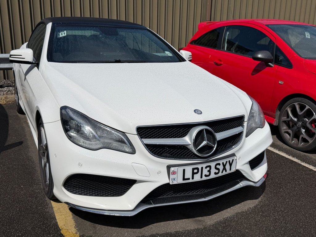 USED 2013 13 MERCEDES-BENZ E-CLASS 2.1 E220 CDI AMG Sport Cabriolet 2dr Diesel G-Tronic+ Euro 5 (s/s) (170 ps) 