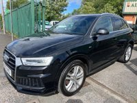 USED 2017 17 AUDI Q3 2.0 TDI S line Edition S Tronic quattro Euro 6 (s/s) 5dr 1 OWNER FULL HISTORY