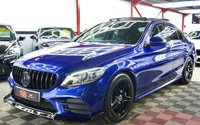 USED 2019 69 MERCEDES-BENZ C-CLASS 2.0 C220d AMG Line (Premium Plus) Saloon 4dr Diesel G-Tronic+ Euro 6 (s/s) (194 ps) AMG GT GRILL! NIGHT PACK! 2 KEYS!