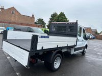 USED 2018 68 FORD TRANSIT 2.0 350 EcoBlue TIPPER Double Cab 4dr Diesel Manual RWD L3 H1 Euro 6 (DRW) (130 ps) TWIN WHEEL CREW TIPPER !!!!  FRESH MOT AND SERVICE INCLUDED !!!!