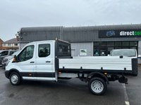 USED 2018 68 FORD TRANSIT 2.0 350 EcoBlue TIPPER Double Cab 4dr Diesel Manual RWD L3 H1 Euro 6 (DRW) (130 ps) TWIN WHEEL CREW TIPPER !!!!  FRESH MOT AND SERVICE INCLUDED !!!!