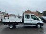 USED 2018 68 FORD TRANSIT 2.0 350 EcoBlue TIPPER Double Cab 4dr Diesel Manual RWD L3 H1 Euro 6 (DRW) (130 ps) TWIN WHEEL CREW TIPPER !!!!  FRESH MOT AND SERVICE INCLUDED !!!!