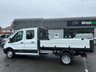 USED 2018 68 FORD TRANSIT 2.0 350 EcoBlue TIPPER Double Cab 4dr Diesel Manual RWD L3 H1 Euro 6 (DRW) (130 ps) TWIN WHEEL CREW TIPPER !!!!  FRESH MOT AND SERVICE INCLUDED !!!!