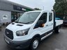 USED 2018 68 FORD TRANSIT 2.0 350 EcoBlue TIPPER Double Cab 4dr Diesel Manual RWD L3 H1 Euro 6 (DRW) (130 ps) TWIN WHEEL CREW TIPPER !!!!  FRESH MOT AND SERVICE INCLUDED !!!!