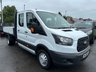 USED 2018 68 FORD TRANSIT 2.0 350 EcoBlue TIPPER Double Cab 4dr Diesel Manual RWD L3 H1 Euro 6 (DRW) (130 ps) TWIN WHEEL CREW TIPPER !!!!  FRESH MOT AND SERVICE INCLUDED !!!!