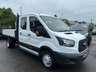 USED 2018 68 FORD TRANSIT 2.0 350 EcoBlue TIPPER Double Cab 4dr Diesel Manual RWD L3 H1 Euro 6 (DRW) (130 ps) TWIN WHEEL CREW TIPPER !!!!  FRESH MOT AND SERVICE INCLUDED !!!!