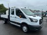 USED 2018 68 FORD TRANSIT 2.0 350 EcoBlue TIPPER Double Cab 4dr Diesel Manual RWD L3 H1 Euro 6 (DRW) (130 ps) TWIN WHEEL CREW TIPPER !!!!  FRESH MOT AND SERVICE INCLUDED !!!!