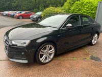 USED 2019 69 AUDI A3 2.0 TDI 35 S line Saloon 4dr Diesel Manual Euro 6 (s/s) (150 ps) 6 SPEED MANUAL-CRUISE-ALLOYS