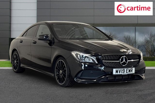 View our Mercedes-Benz Cla 1.6 CLA200 AMG Line Night Edition (Plus) Coupe 4dr Petrol Manual Euro 6 (s/s) (156 ps) Reverse Camera, Anti-Theft Protection Package, Navigation System, 18In Alloys, Electrically Folding Door Mirrors
