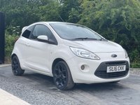 USED 2016 16 FORD KA 1.2 Zetec White Edition Hatchback 3dr Petrol Manual Euro 6 (s/s) (69 ps) WELL MAINTAINED