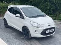 USED 2016 16 FORD KA 1.2 Zetec White Edition Hatchback 3dr Petrol Manual Euro 6 (s/s) (69 ps) WELL MAINTAINED