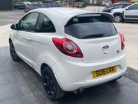 USED 2016 16 FORD KA 1.2 Zetec White Edition Hatchback 3dr Petrol Manual Euro 6 (s/s) (69 ps) WELL MAINTAINED