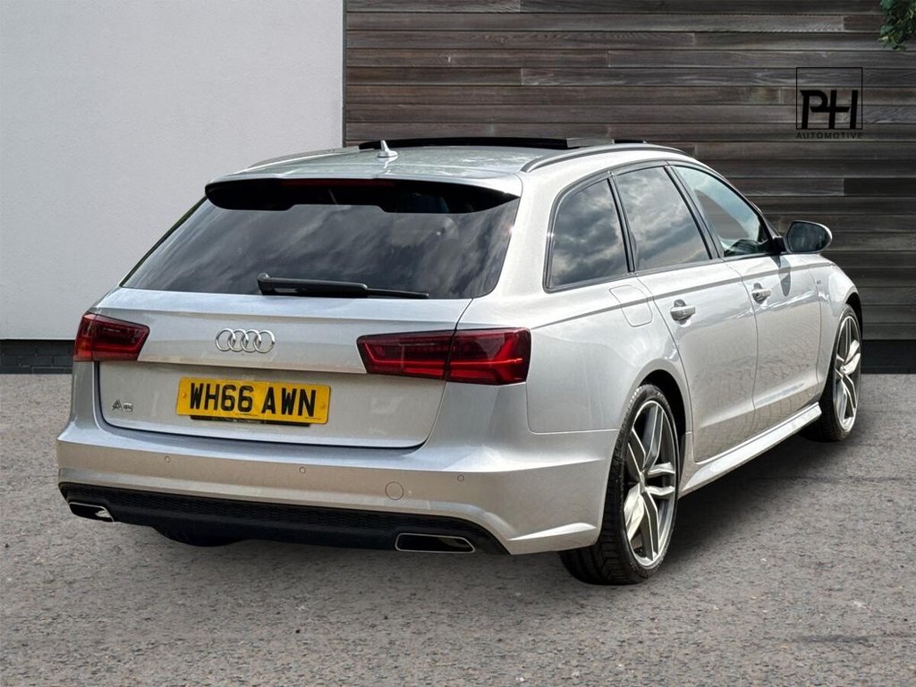 USED 2017 66 AUDI A6 AVANT 3.0 TDI V6 Black Edition Estate 5dr Diesel S Tronic Euro 6 (s/s) (218 ps) 1 OWNER|PANORAMIC ROOF|BOSE