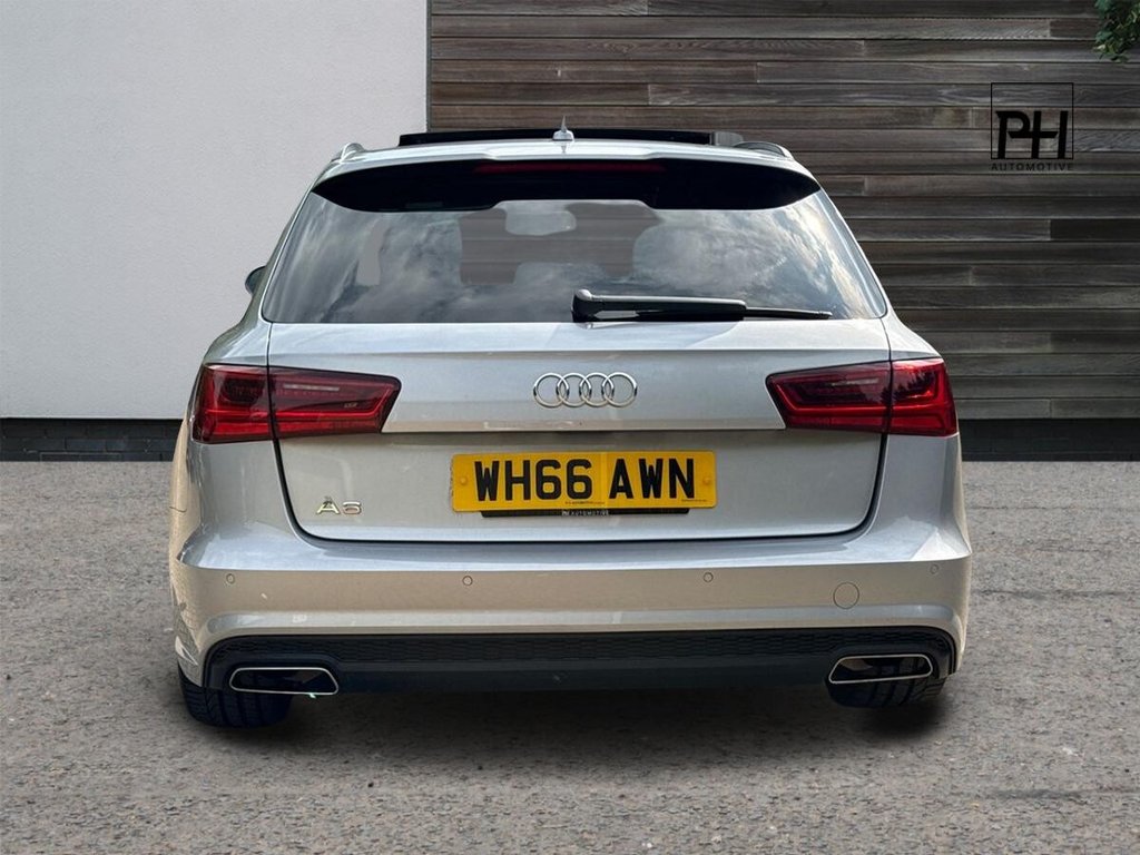USED 2017 66 AUDI A6 AVANT 3.0 TDI V6 Black Edition Estate 5dr Diesel S Tronic Euro 6 (s/s) (218 ps) 1 OWNER|PANORAMIC ROOF|BOSE