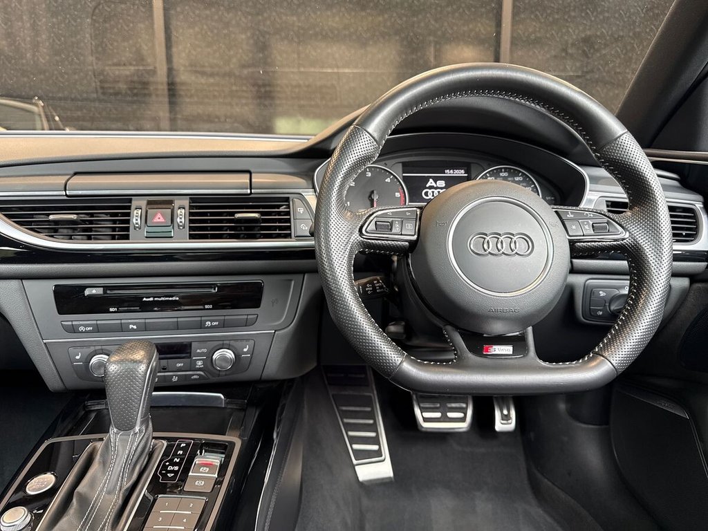 USED 2017 66 AUDI A6 AVANT 3.0 TDI V6 Black Edition Estate 5dr Diesel S Tronic Euro 6 (s/s) (218 ps) 1 OWNER|PANORAMIC ROOF|BOSE