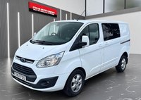 USED 2017 67 FORD TRANSIT CUSTOM 2.0 TDCi 290 Limited Combi Van 6dr Diesel Manual L1 H1 (161 g/km, 128 bhp) TOP SPEC|6 SEATS|EURO 6|NO VAT