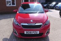 USED 2018 18 PEUGEOT 108 1.2 PureTech Allure Hatchback 5dr Petrol Manual Euro 6 (82 ps) 