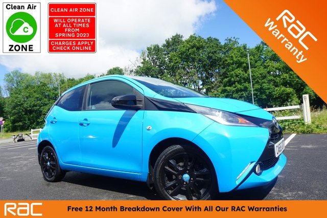 View our Toyota Aygo 1.0 VVT-i X-Cite Hatchback 5 Door Petrol Manual Euro 6 (68 ps)