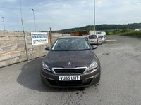 USED 2015 65 PEUGEOT 308 1.6 BlueHDi Active Hatchback 5dr Diesel Manual Euro 6 (s/s) (100 ps) 8 SERVICE STAMPS, ONLY 20 POUND A YEAR ROAD TAX