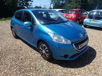 2013 PEUGEOT 208 1.0 VTi Access+ Hatchback 5dr Petrol Manual Euro 5 (68 ps) &pound;3995.00