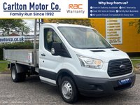 USED 2016 16 FORD TRANSIT 350 L2 MWB [ TIPPER ] S/CAB ALLOY BODY DRW 130ps 2.2L 2 OWNERS FROM NEW