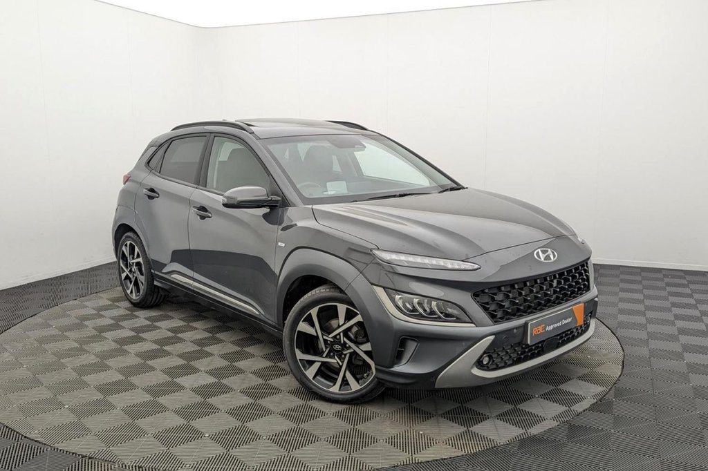 USED 2023 23 HYUNDAI KONA 1.0 T-GDi MHEV Ultimate SUV 5dr Petrol Hybrid Manual Euro 6 (s/s) (120 ps) Car Play, Sun Roof, Camera