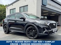 USED 2019 69 HYUNDAI TUCSON 1.6 T-GDi N Line SUV 5dr Petrol DCT Euro 6 (s/s) (177 ps) AUTO -- SAT NAV -- CARPLAY -- HEATED SEATS -- 19in ALLOYS