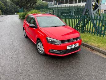 2015 VOLKSWAGEN POLO 1.0 BlueMotion Tech S Hatchback 5dr Petrol Manual Euro 6 (s/s) (A/C) (60 ps)**FINANCE AVAILABLE** £5295.00