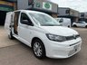 USED 2022 22 VOLKSWAGEN CADDY MAXI 2.0 TDI C20 Commerce Pro Panel Van 6dr Diesel Manual LWB Euro 6 (s/s) (102 ps) NO VAT & 5 Volkswagen main dealer service - last service carried out on 28.01.2025@ 91,885 miles &  genuine VW cam belt & water pump fitted - Only 94,853 miles - Euro 6, 8.25" SATNAV touchscreen display with built in DAB with App connectivity, Aircon, 17" alloys, front & rear parking sensors, E/W, Bluetooth, heated electric power fold mirrors, cruise control, USB-C port, Start/Stop, bulkhead, twin side loading door, ply lined, spare key, finance arranged, 6 months Premium Autoguard warranty