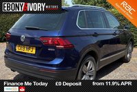 USED 2019 19 VOLKSWAGEN TIGUAN 2.0 TDI Match SUV 5dr Diesel DSG 4Motion Euro 6 (s/s) (150 ps) 2 OWNERS FROM NEW 2 KEYS BOOK PACK GREAT SERVICE HISTORY SERVICED IF REQUIRED AND A MINIMUM OF 9 MONTHS MOT WITHIN THE SALE