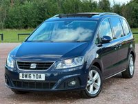 USED 2016 16 SEAT ALHAMBRA 2.0 TDI SE Lux DSG Euro 6 (s/s) 5dr Fully Loaded+Electric Tow Bar