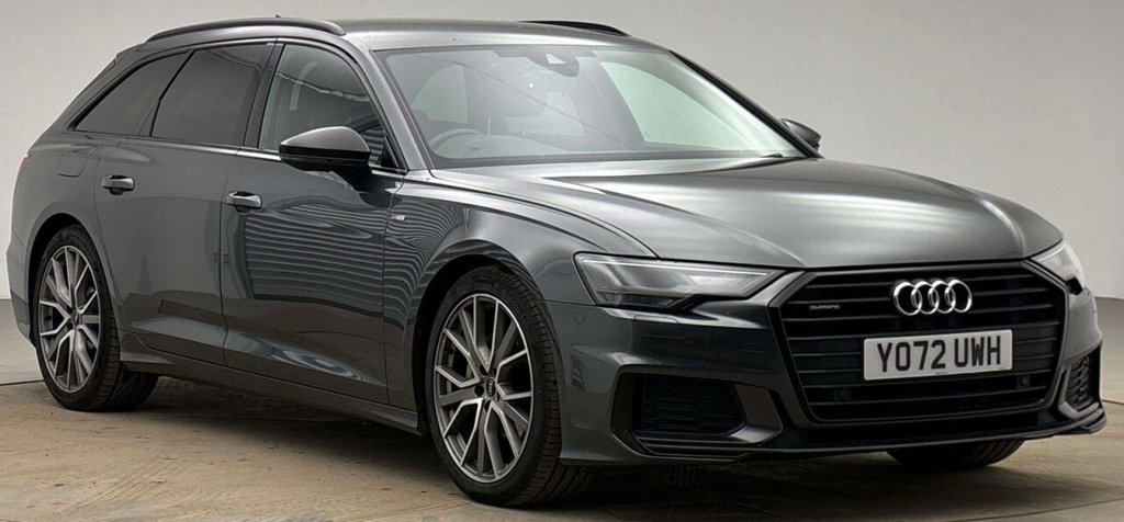 Grey 2023 Audi A6 Avant 2.0 40 TDI Black Edition Estate Four-wheel drive Automatic