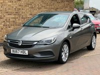 USED 2017 67 VAUXHALL ASTRA 1.4i Turbo Tech Line Nav Hatchback 5dr Petrol Manual Euro 6 (125 ps) FAMILY HATCH GREAT SERVICE HISTORY AND LOVELY SPEC INC SAT NAV AIR CON CRUISE CONTROL 10 SPOKE ALLYS