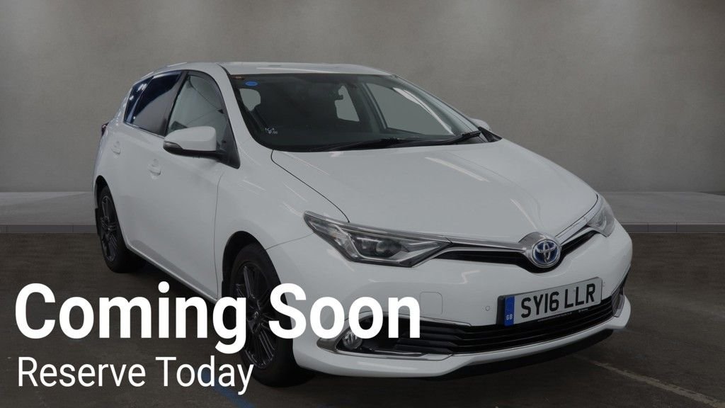 USED 2016 16 TOYOTA AURIS 1.8 VVT-h Excel Hatchback 5dr Petrol Hybrid CVT Euro 6 (s/s) (136 ps)