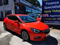 USED 2017 17 VAUXHALL ASTRA 2017/17 1.4i Turbo Elite Hatchback 5dr Petrol Manual Euro 6 (150 ps), 2 Owners from new, Only 68000 Miles ************* ONLY 68000 MILES *****************