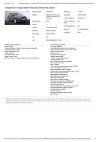 USED 2022 22 LAND ROVER RANGE ROVER EVOQUE 2.0 D200 MHEV R-Dynamic SE SUV 5dr Diesel Auto 4WD Euro 6 (s/s) (204 ps) 