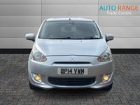 USED 2014 14 MITSUBISHI MIRAGE 1.2 3 Hatchback 5dr Petrol Manual Euro 5 (s/s) (79 ps) Low miles New Mot! popular family hatchback ulez!