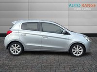 USED 2014 14 MITSUBISHI MIRAGE 1.2 3 Hatchback 5dr Petrol Manual Euro 5 (s/s) (79 ps) Low miles New Mot! popular family hatchback ulez!