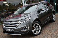 USED 2017 67 FORD EDGE 2.0TDCi TITIANIUM 5 DOOR AWD POWERSHIFT AUTO 207 BHP (EURO) Navigation / CarPlay / Cruise / DAB