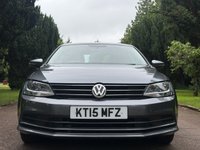 USED 2015 15 VOLKSWAGEN JETTA 2.0 TDI BlueMotion Tech SE Saloon 4dr Diesel Manual Euro 6 (s/s) (110 ps) TIMING BELT AND WATER PUMP REPLACED