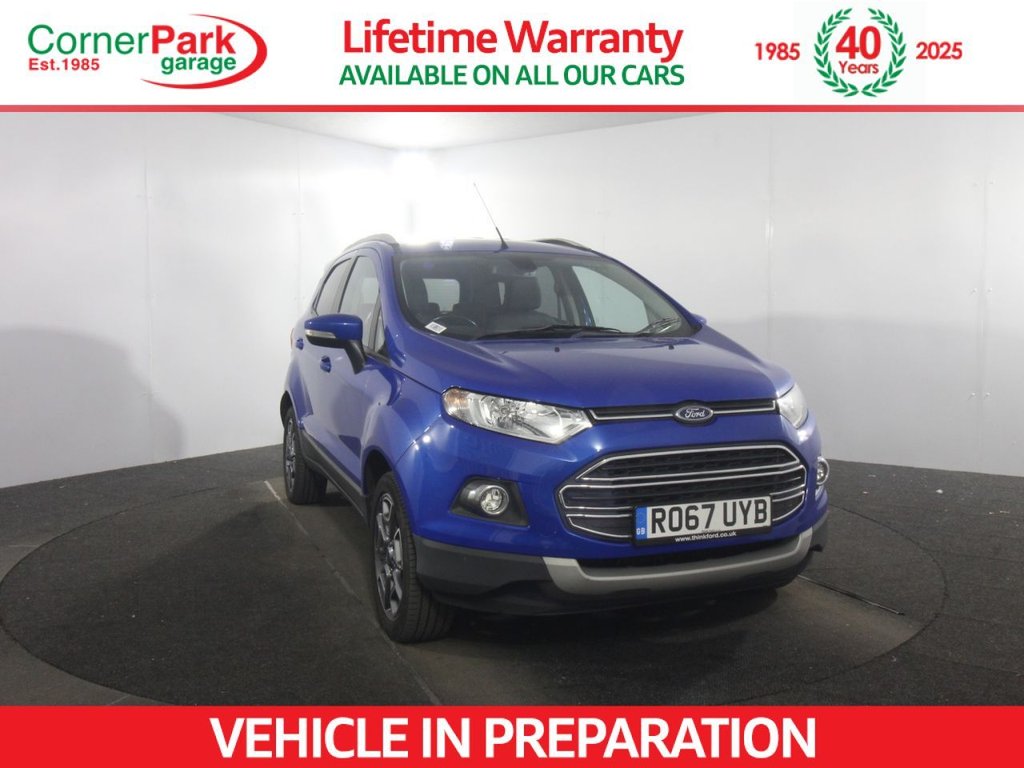 USED 2017 67 FORD ECOSPORT 1.0T EcoBoost Titanium SUV 5dr Petrol Manual 2WD Euro 6 (s/s) (125 ps) 