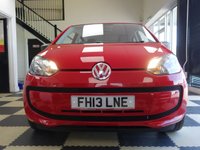 USED 2013 13 VOLKSWAGEN UP! 1.0 Take up! Hatchback 5dr Petrol Manual Euro 5 (60 ps) &pound;20 TAX! FSH!