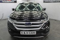 USED 2016 16 FORD EDGE 2.0 TDCi Titanium SUV 5dr Diesel Manual AWD Euro 6 (s/s) (180 ps) LEATHER TRIM/PAN ROOF / REVERSE CAM