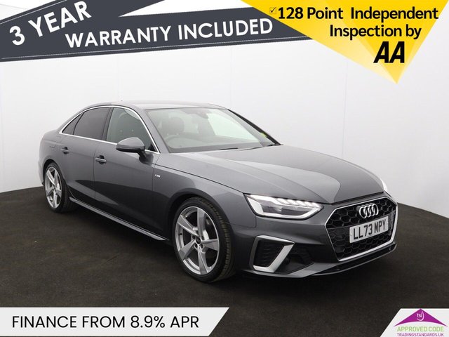 View our Audi A4 2.0 TDI 35 S line Saloon 4dr Diesel S Tronic Euro 6 (s/s) (163 ps)